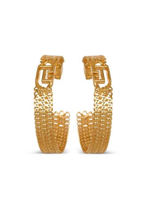Balmain Sync PB hoop earrings - Gold - zdjęcie produktu nr 1