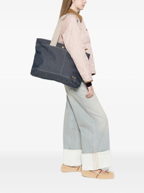 Barbour Mya denim tote bag - Blue - zdjęcie produktu nr 2