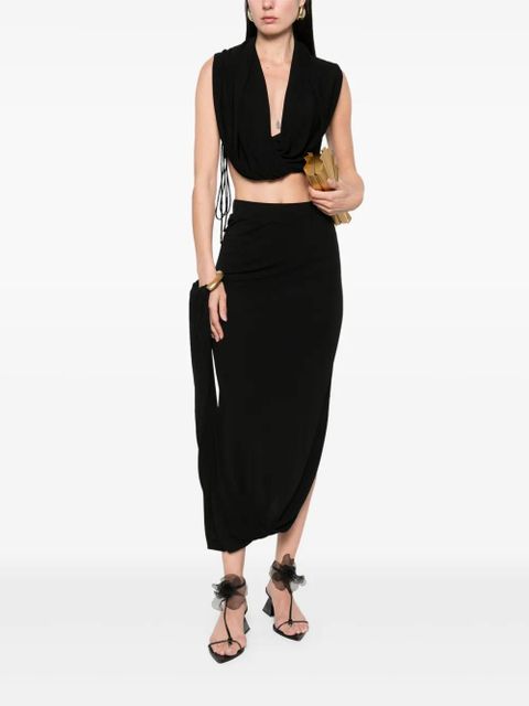 Cult Gaia Sola maxi skirt - Black