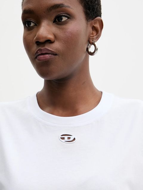 Diesel t-shirt T-MAREY damski kolor biały A17736.0NIAX