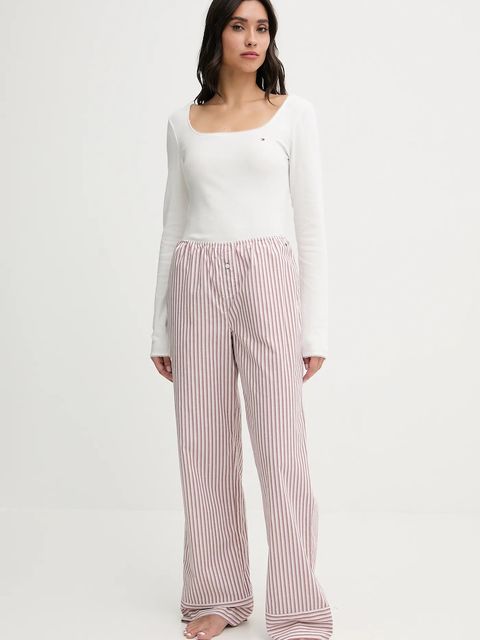 Tommy Hilfiger piżama damska kolor biały UW0UW06143 - zdjęcie produktu nr 1