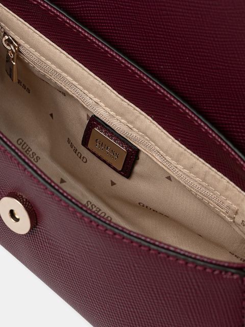 Guess torebka BOLENA kolor bordowy HWZG92 07190