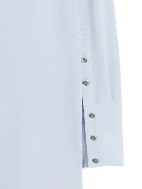 Sportmax silk blend midi dress - Blue - zdjęcie produktu nr 2