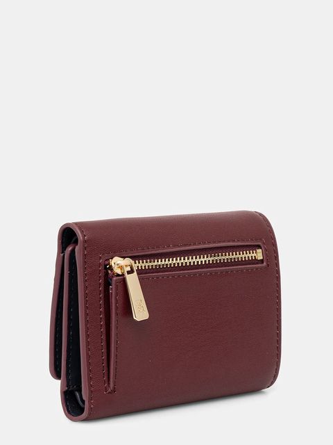 Tommy Hilfiger portfel damski kolor bordowy AW0AW17737 - zdjęcie produktu nr 2