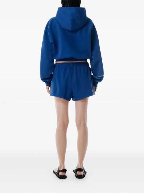 Alexander Wang elastic-waistband mini shorts - Blue
