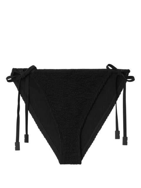 Burberry crinkled bikini briefs - Black