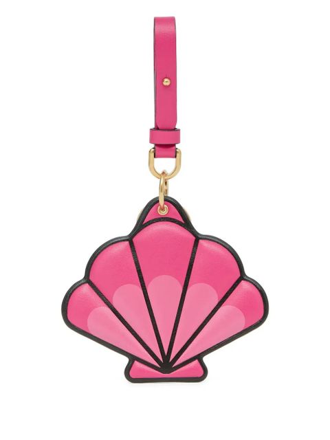Moncler leather keyring - Pink - zdjęcie produktu nr 1