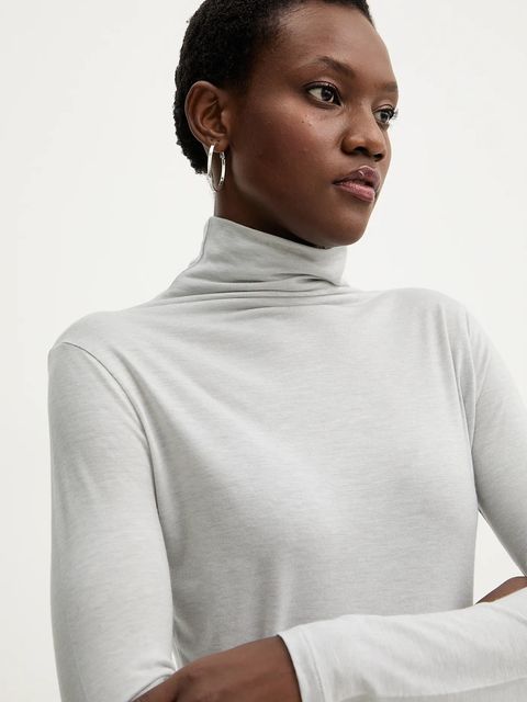 BOSS longsleeve z dodatkiem wełny Elavu