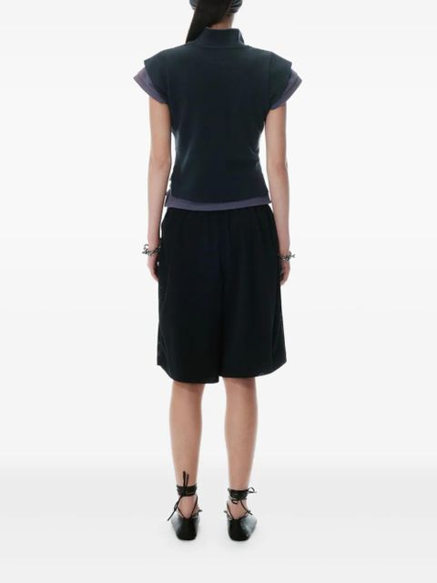 Alexander Wang layered effect polo shirt - Blue