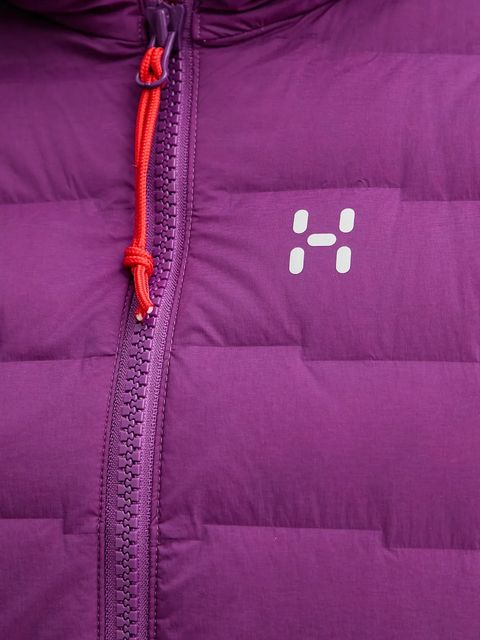 Haglöfs kurtka sportowa puchowa Spitz kolor fioletowy 607467