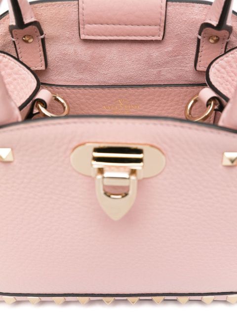 Valentino Garavani small Rockstud tote bag - Pink