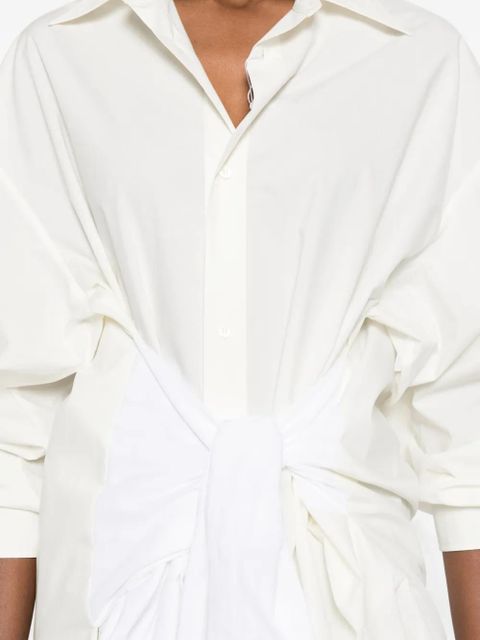 MM6 Maison Margiela pointed-collar shirt - Neutrals