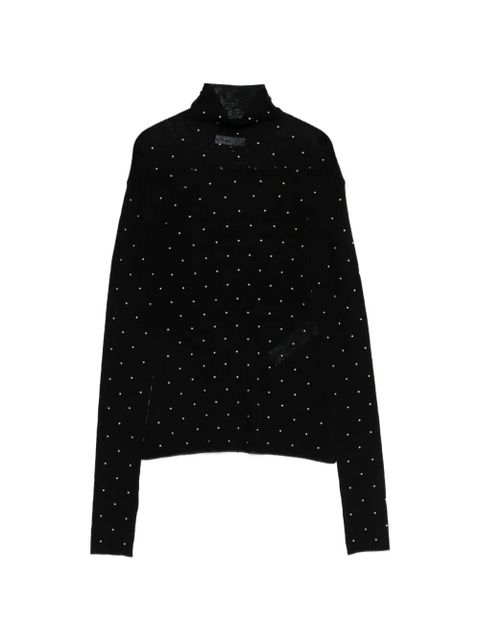 Rabanne roll-neck top - Black - zdjęcie produktu nr 1