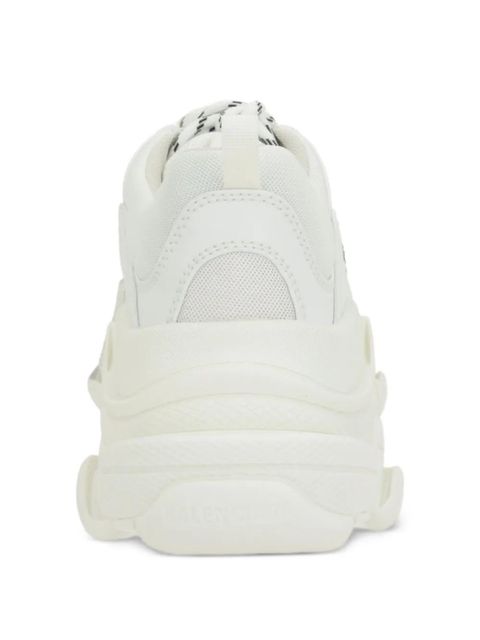 Balenciaga Triple S glitter spray-detail lace-up sneakers - White