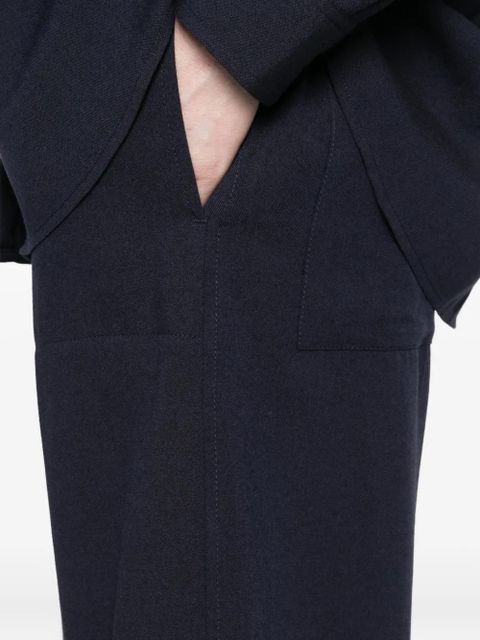 TOTEME elasticated-waist trousers - Blue