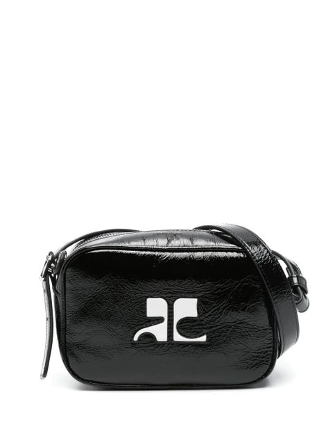 Courrèges Reedition Naplack cross body bag - Black - zdjęcie produktu nr 1