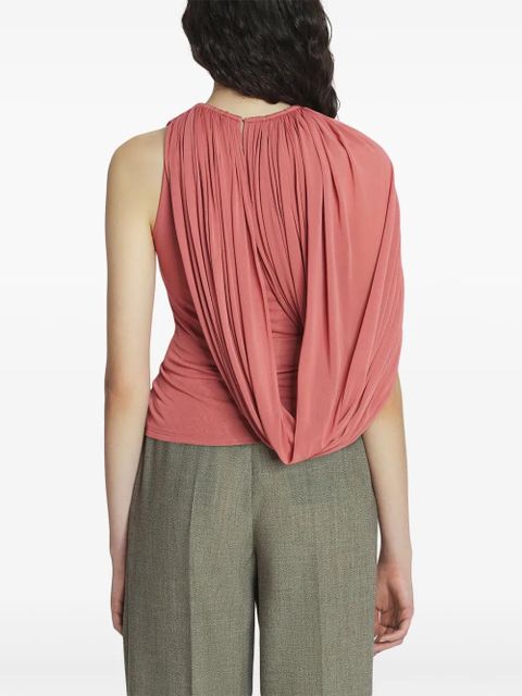 Lanvin draped jersey top - Pink