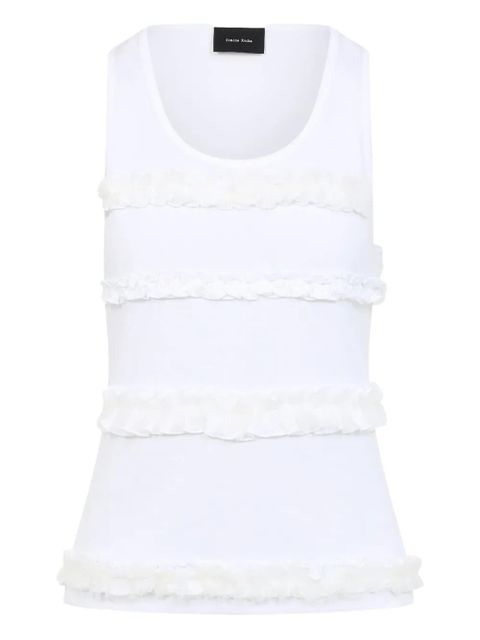 Simone Rocha ruffled top - White