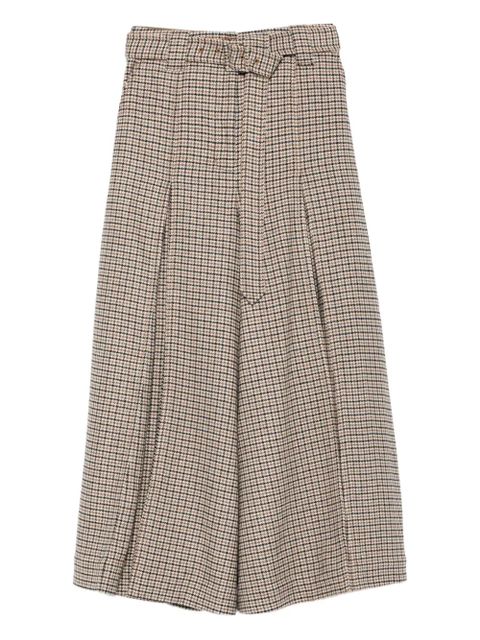 ZIMMERMANN belted pleated skirt - Neutrals - zdjęcie produktu nr 1