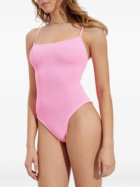 Hunza G Pamela crinkle swimsuit - Pink