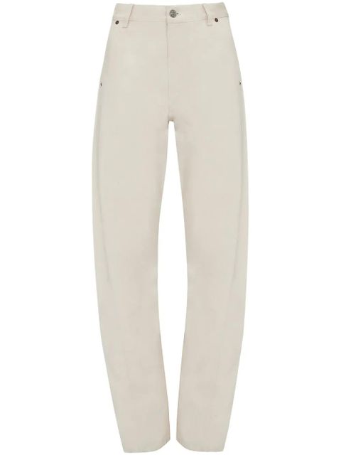 Victoria Beckham low-rise tapered jeans - Neutrals - zdjęcie produktu nr 1