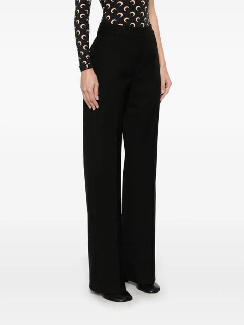 Marine Serre straight-leg trousers - Black