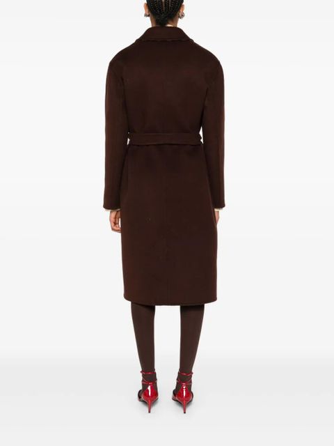 Gucci button-fastening coat - Brown
