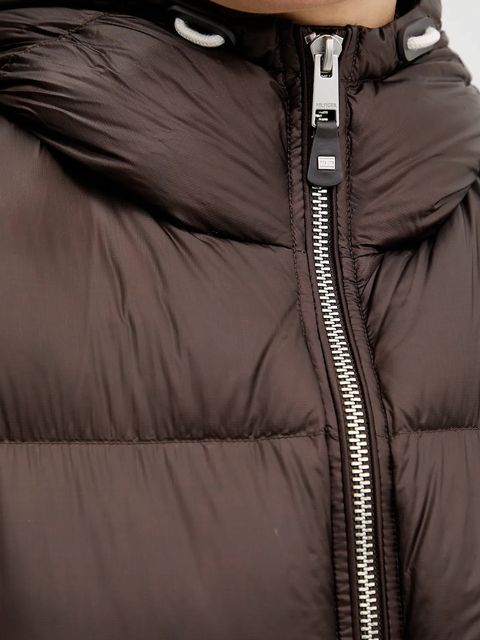 Tommy Hilfiger kurtka puchowa kolor brązowy zimowa WW0WW46541