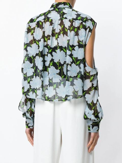 Off-White cropped shirt - Multicolour - zdjęcie produktu nr 2