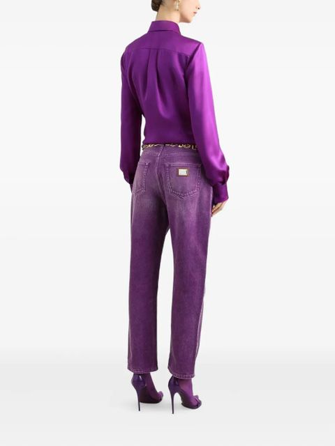 Dolce & Gabbana DNA satin shirt - Purple - zdjęcie produktu nr 2