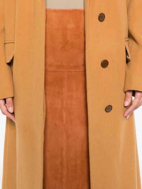 ISABEL MARANT suede A-line skirt - Brown