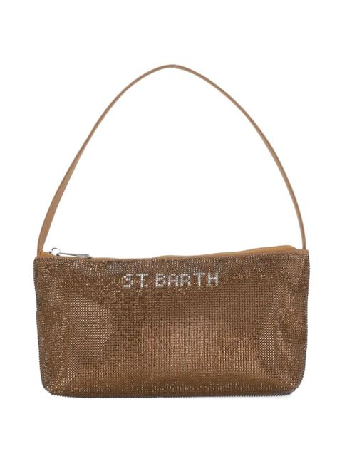 MC2 Saint Barth strass-embellished clutch bag - Brown - zdjęcie produktu nr 1