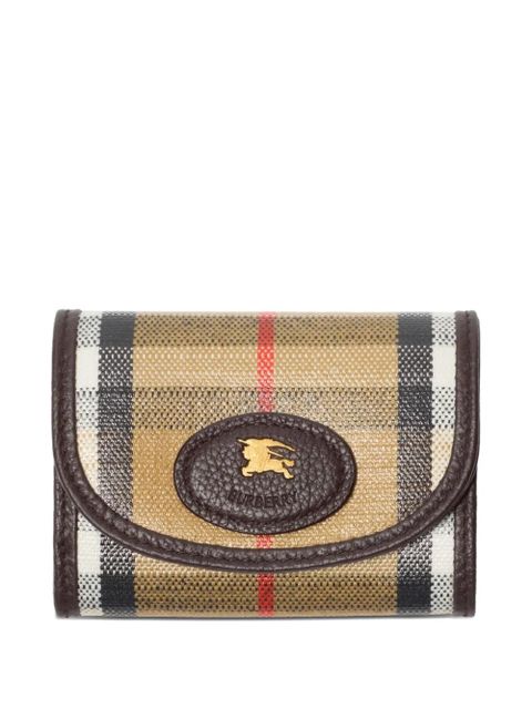Burberry Highlands checked knight wallet - Neutrals - zdjęcie produktu nr 1