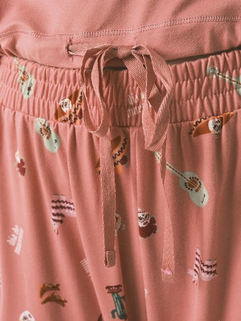 women'secret piżama damska kolor pomarańczowy 3132144