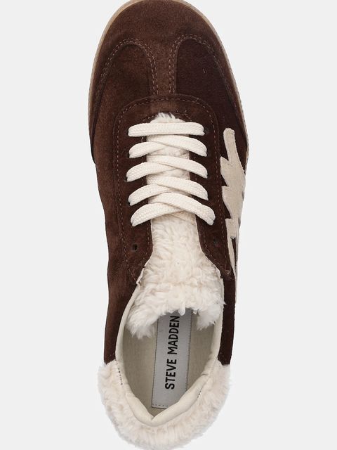 Steve Madden sneakersy zamszowe ELORA damskie kolor brązowy 11004884