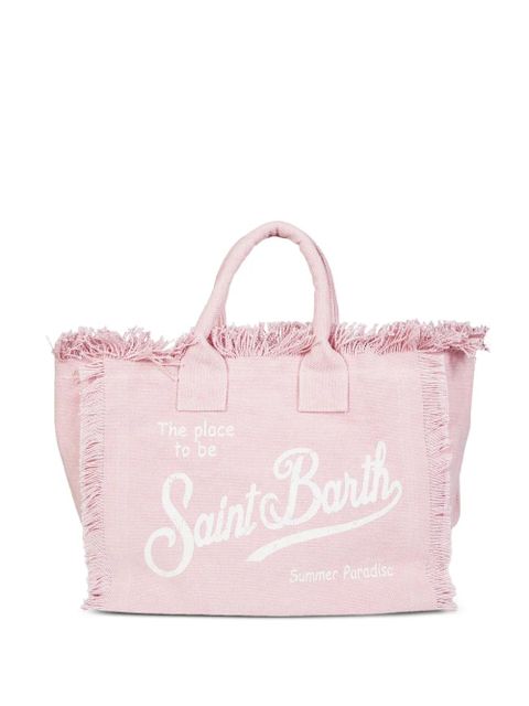 MC2 Saint Barth Colette frayed-edge tote bag - Pink - zdjęcie produktu nr 1