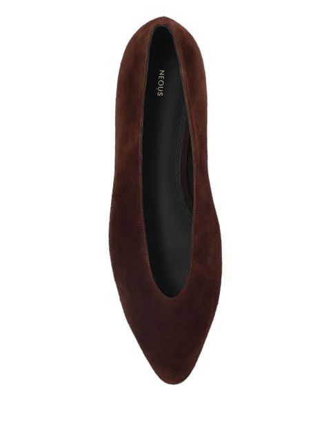 NEOUS suede pointed-toe flats - Brown - zdjęcie produktu nr 2