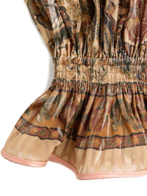 Valentino Garavani Voyage Imaginaire-print balloon trousers - Neutrals