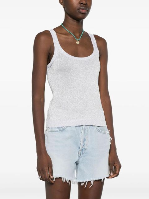 Missoni sleeveless lurex tank top - Grey