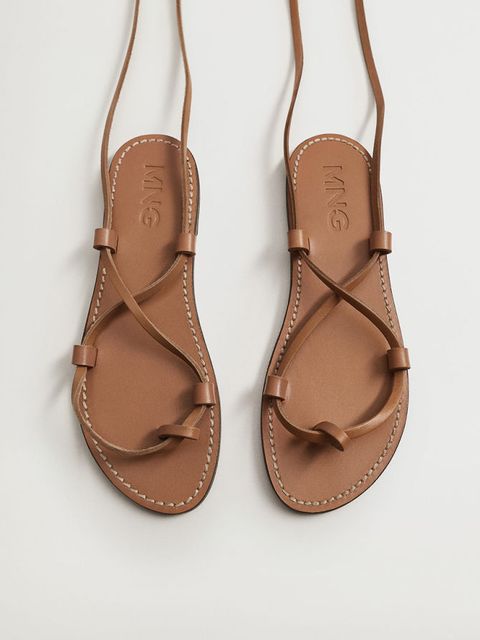 Mango - Sandały skórzane Pacha - zdjęcie produktu nr 2