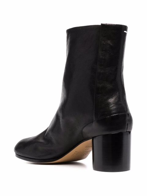 Maison Margiela Tabi 60mm leather ankle boots - Black