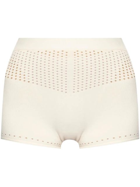 Max Mara perforated high-waisted shorts - White - zdjęcie produktu nr 1