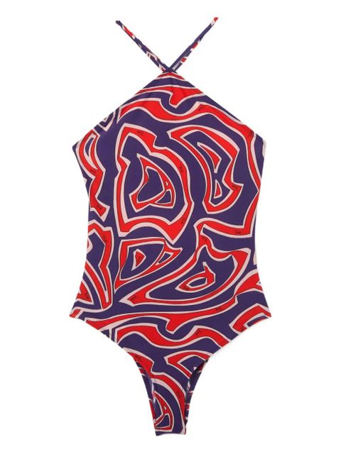 PUCCI labirinto print swimsuit - Purple - zdjęcie produktu nr 1
