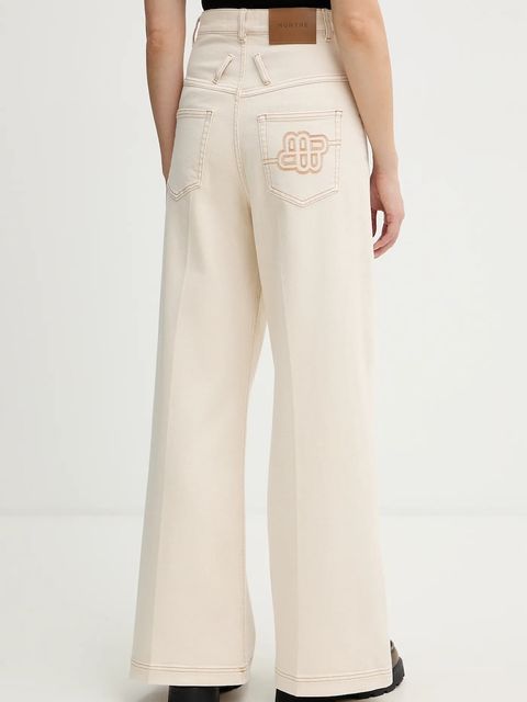 MUNTHE jeansy ROSH damskie kolor beżowy 254140525403 - zdjęcie produktu nr 2