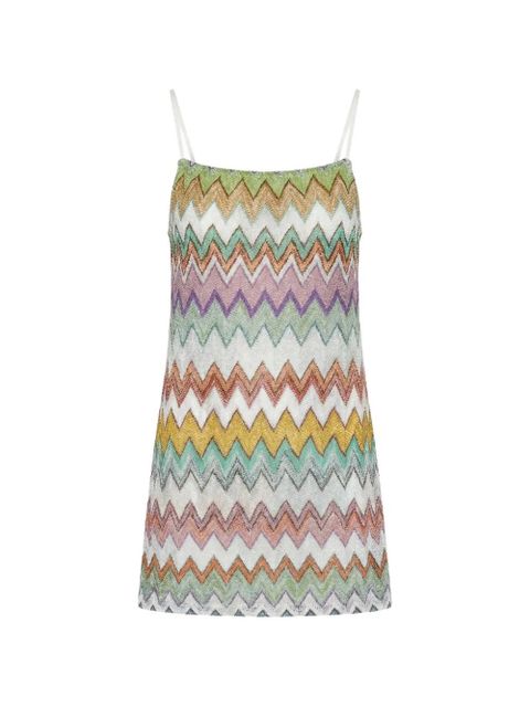Missoni zig-zag mini dress - White - zdjęcie produktu nr 1
