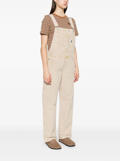 Carhartt WIP Bib button-fastening pocket dungaree - Neutrals