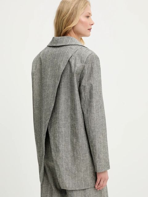 Answear.LAB marynarka z domieszką lnu