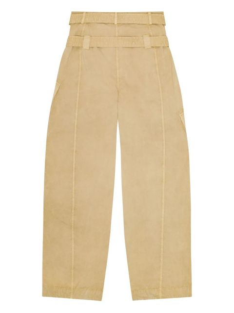 GANNI cargo-pocket trousers - Neutrals
