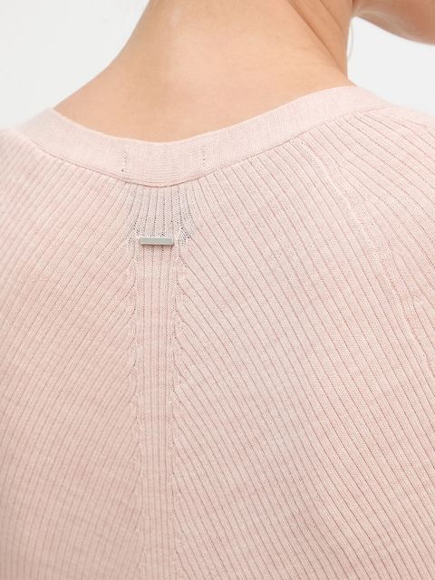 BOSS kardigan wełniany damski kolor pomarańczowy lekki 50544904