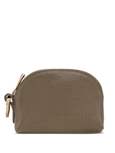Longchamp The Foulonné leather coin purse - Brown - zdjęcie produktu nr 1